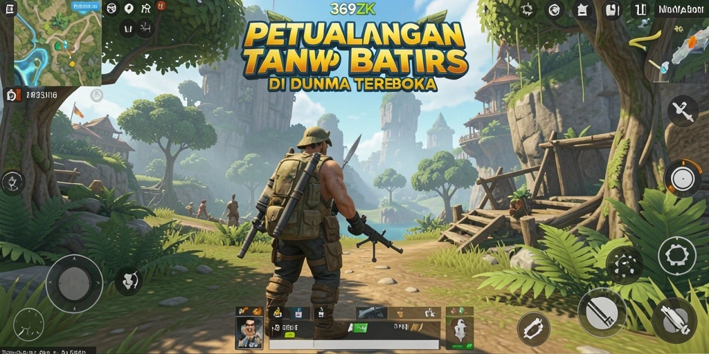 Tampilan gameplay 369ZK yang menakjubkan dalam dunia terbuka.