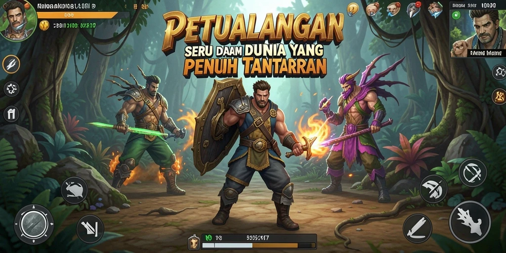 Tampilan gameplay 55RP yang menantang dan penuh aksi.