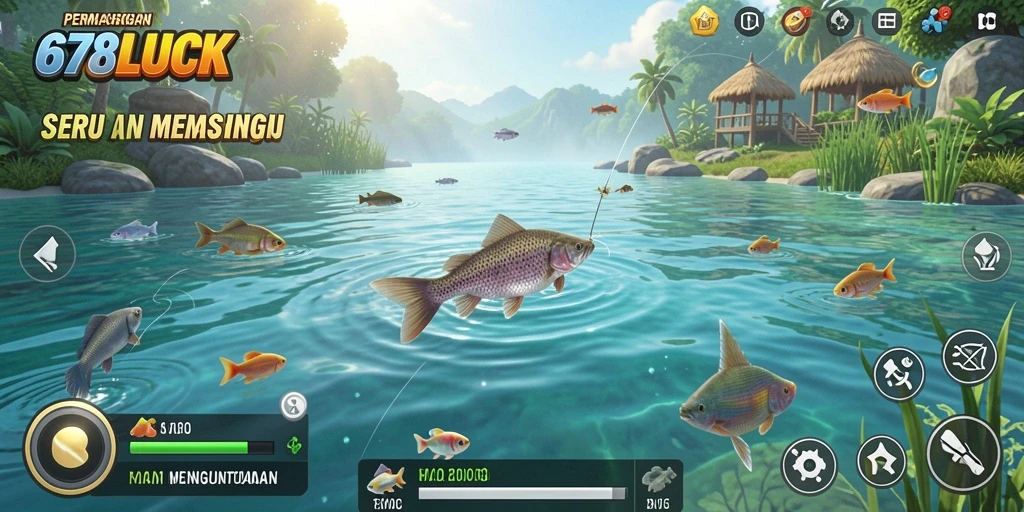 Gameplay Fishing 678LUCK yang seru dan menantang.