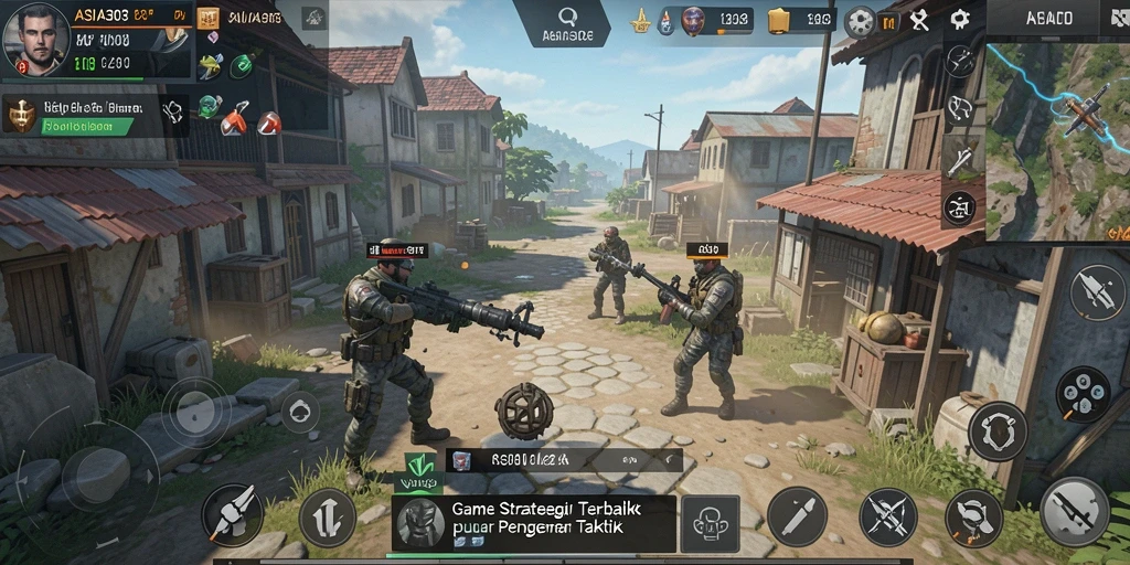 Tampilan utama gameplay ASIA303 dengan berbagai taktik strategis.