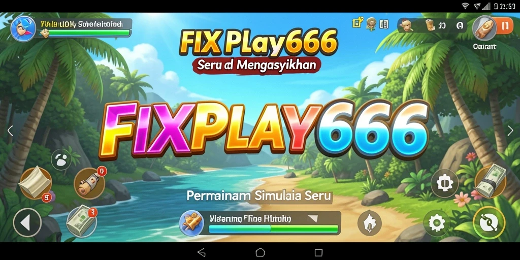 Tangkap layar gameplay FIXPLAY666 yang menunjukkan simulasi mendalam dan interaksi karakter.