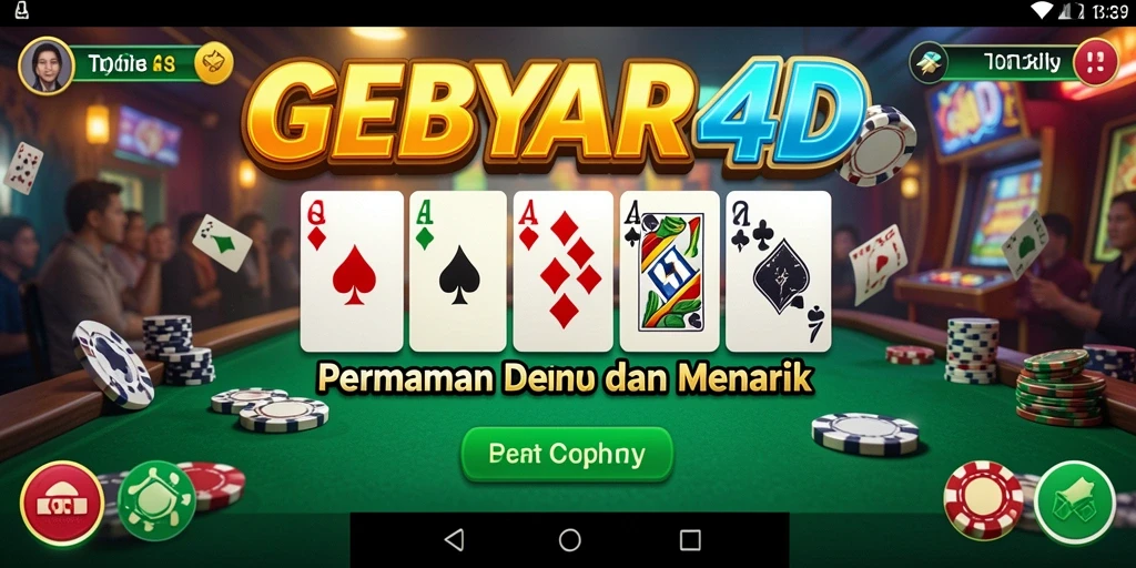 Tampilan gameplay GEBYAR4D yang menarik dan interaktif.