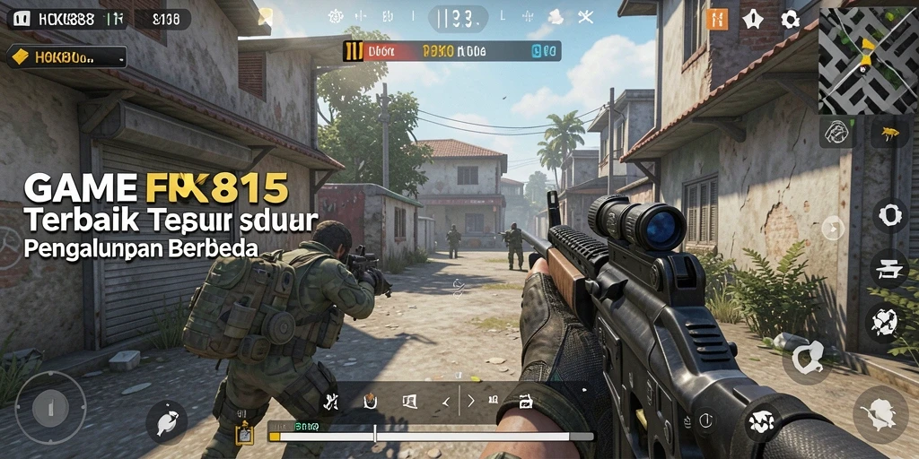 Tampilan menarik dari HOKI8815 dengan gameplay FPS yang mendebarkan.