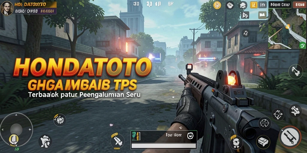 Tampilan gameplay HONDATOTO dengan aksi seru di lapangan.