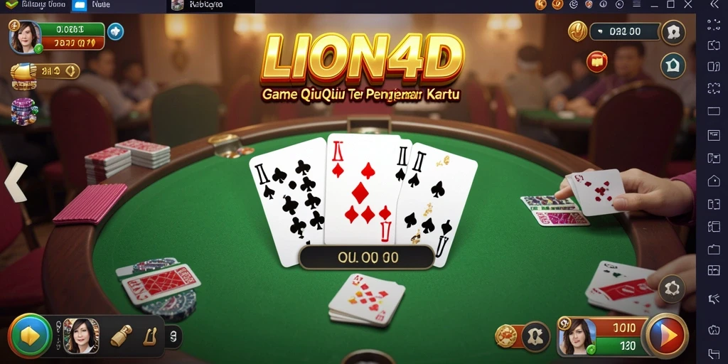 Tampilan gameplay QiuQiu yang seru di LION4D.