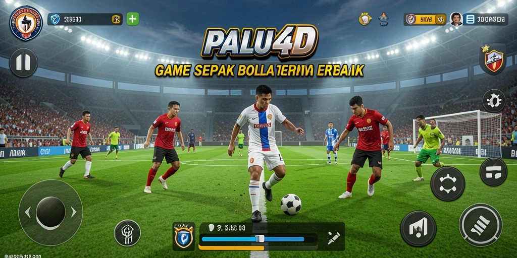 Tangkapan layar PALU4D menampilkan aksi sepak bola yang mendebarkan.